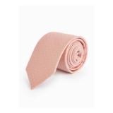 Peach Spot Print Textured Tie One