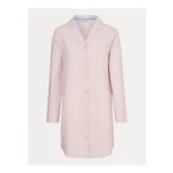 Peach Striped Long Sleeve Sleepshirt