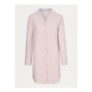 Peach Striped Long Sleeve Sleepshirt