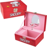 Peanuts Snoopy Musical Jewellery Box for Girls with Compartments – Girls Gifts