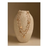 Pearl Charm and Heart Multi-Layered Necklace