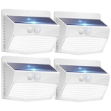 Peasur 4 Pack Solar Lights Outdoor with Pir Motion Sensor, 138 LED Sold by Peasur-UK / FBA