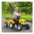 Pedal Go Kart Ride on Tractor with Shovel & Rake Four Wheels