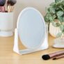 Pedestal Dual Sided Mirror White, Black or Clear Free C&C