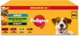 Pedigree Adult Dog Wet Food Pouch Mixed Selection in Gravy, 40x100g