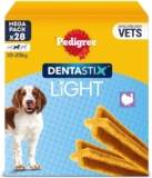 Pedigree Dentastix Light 28 Sticks Dental Chews Medium Dog Treats