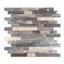 Peel and Stick Wood Tile Backsplash, Rustic Wood, 12×12