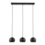 Pella 3 Light Matt Black Pendant Light