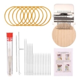 Penitue Mini Weaving Loom Kit with Stainless Steel Needles