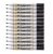 Pentel 4.2mm Bullet Tip White Board Marker 12 Pack – Black