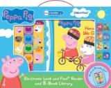 Peppa Pig – Electronic Me Reader Jr and 8 Look and Find Sound Book Library – PI Kids