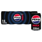 Pepsi Max 15 x 330ml No Sugar Cans – Nectar Price