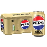Pepsi Max No Caffeine & No Sugar Soft Drinks, 8 x 330ml – W/Voucher – £2.65 / £2.32 S&S