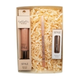 Perfect Nude Lipstick Kit & Highlighter Makeup Gift Set