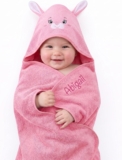 Personalised Baby Hooded Towel with Name Ultra Soft Baby Bath Towel for Boys and Girls Newborn Baby christening Birthdays