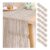 Pesonlook 8-Pack Gauze Table Runner, 10ft, Brown/Gray Boho Rustic