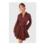 Petite Crinkle Skater Shirt Dress