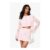 Petite Crochet Long Sleeve and Mini Skirt Co Ord