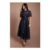 Petite Floral Lace Collared Midi Dress