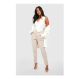 Petite Super Stretch Tapered Tailored Trouser