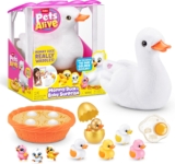 Pets Alive Easter Mommy Duck & Baby Surprise by ZURU, Interactive Hatching Toy with Ducklings, Easter Gift for Girls
