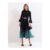 Phase Eight Black Meloni Ombre Dress