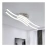 Pheashine Modern Wave-Shaped LED Ceiling Light, 24W, 6000K White Light,