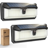 Philips (2)Solar Lights Motion Sensor Outdoor, 258 LEDs Solar Powered Security Lights, 3 Lighting Modes, WP – Sold By Favourline-UK/FBA