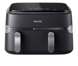 Philips 3000 Series NA351 9L Dual Basket Air Fryer – Black
