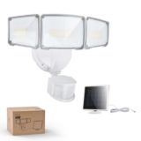 Philips 3600LM Solar Security Lights w/PIR Motion Sensor Outdoor, Waterproof Dimmable, 5m Cable. Sold by Favourline-UK FBA