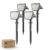 Philips 4 Pack Solar Spot Lights Outdoor Waterproof, 28 LED 7500K Solar Powered Landscape Pathway Lights – Sold by Favourline-UK / FBA