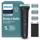 Philips Body Groomer 5000 Series – Trimmer for Men with Triple Protect Shave System, Intimate Trim & Shave