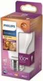 Philips E27 Standard LED Light Bulb 100 W Warm White Frosted Glass Dimmable Glass Energy Class D
