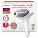 Philips Lumea 8000 Series, IPL Hair Removal Device, Laser Hair Removal Alternative, SenseIQ Technology, 2 Attachments for Body and face