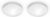 Philips Moire LED CL200 Ceiling Light Round 6W Warm White Light White (Pack of 2)