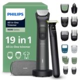 Philips Multigroom 9000 Series All-in-One 19-Piece Trimmer, Shaver & Clipper OneBlade Trimmer