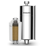 Philips Shower Filter 3-Stage Water Softener, Double Mesh Filtration KDF Material