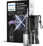 Philips Sonicare Cordless Power Flosser 3000 Oral Irrigator – Water Flosser for Teeth, Gums and Dental Care, Black (Model HX3826/33)