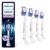 Philips Sonicare S2 Sensitive, Genuine Replacement Toothbrush Heads, White, 4 Pack