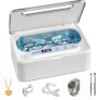 Phniti Ultrasonic Jewellery Cleaner, 47KHz Ultrasonic Cleaner Machine 330ml, Portable Ultrasonic Retainer Cleaner with 3 Timer Modes for Retainers, Jewellery, Glasses, Dentures, Rings, Watches Use