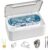 Phniti Ultrasonic Jewellery Cleaner, 47KHz Ultrasonic Cleaner Machine 330ml, Portable Ultrasonic Retainer Cleaner with 3 Timer Modes for Retainers, Jewellery, Glasses, Dentures, Rings, Watches Use