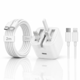 Phone Plug with 2M USB-C to Lightening Extra Long Cable Fast Charging & Data transfer, Compatible with iPhone 14, 13 Pro Max, iPad & More. Next Day Delivery