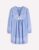 Pia Linen Yoke Tassel Dress Chambray Embroidery