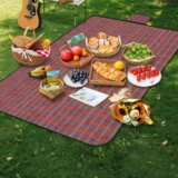 Picnic Blanket,Extra Large Waterproof with Carrying Handle 150CM X 200CM – Sold by Alaoo FBA