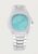 Pier One Unisex Watch silver-coloured/turquoise