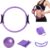 Pilates Ring Circle, 5 Pcs Fitness Magic Pilates Ring Circle and Ball Set for Women 12 Inch Magic Resistance Bands Set 9 Inch Small Exercise Ball for Kids Adults (B)