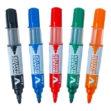 Pilot Begreen v Board Master Whiteboard Markers, 6mm, 5-Pack