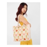 Pineapple Embroidered Beach Bag