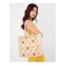 Pineapple Embroidered Beach Bag