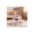 Pink Anti-Rollover Foldable Baby Walker with Music Toy Tray